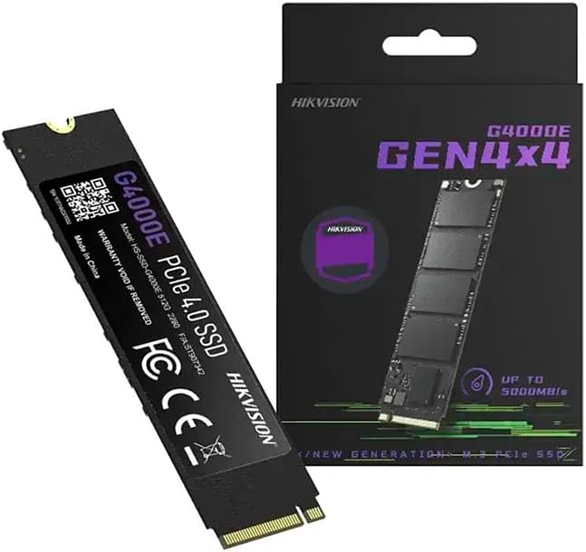 Hikvision M.2 NVME SSD G4000E Gen 4 1TB HS-SSD-G4000E 1024G Hikvision M.2 NVME SSD G4000E Gen 4 1TB HS-SSD-G4000E 1024G